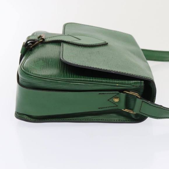 LOUIS VUITTON Epi Cartouchiere MM Shoulder Bag Green M52244 LV Auth 91579 - Picture 3 of 16